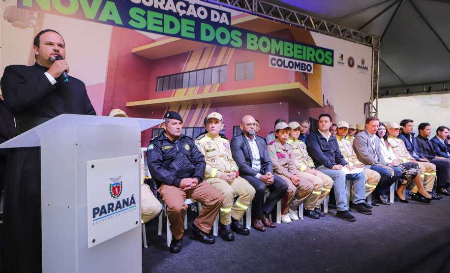 O governador Carlos Massa Ratinho Jr inaugura Nova Sede dos Bombeiros em Colombo.