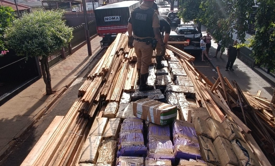 BPRV apreende 3 toneladas de maconha em operação no Norte do Paraná