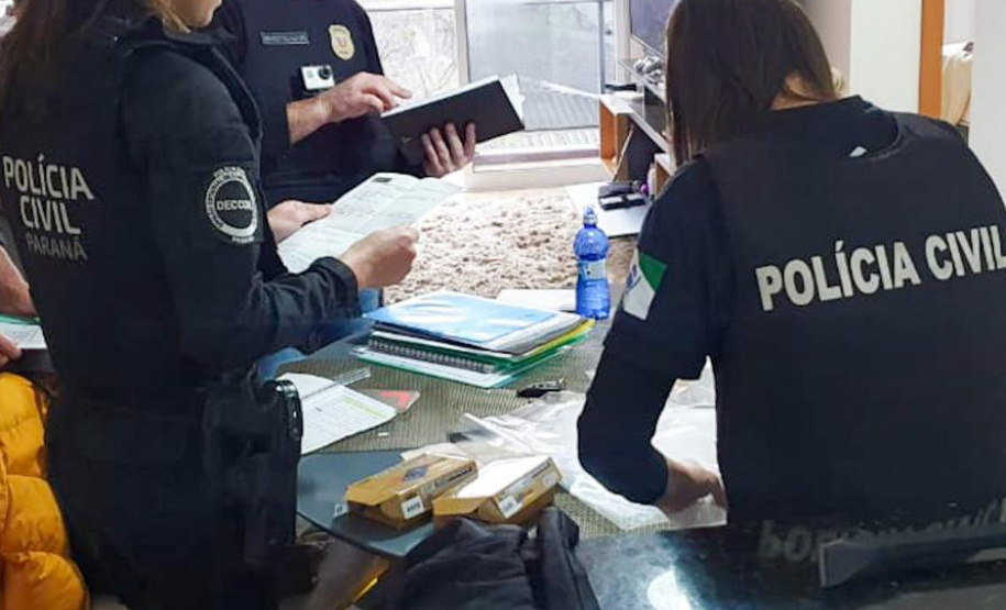 PCPR faz operação contra organização criminosa envolvida em extorsões e agiotagem