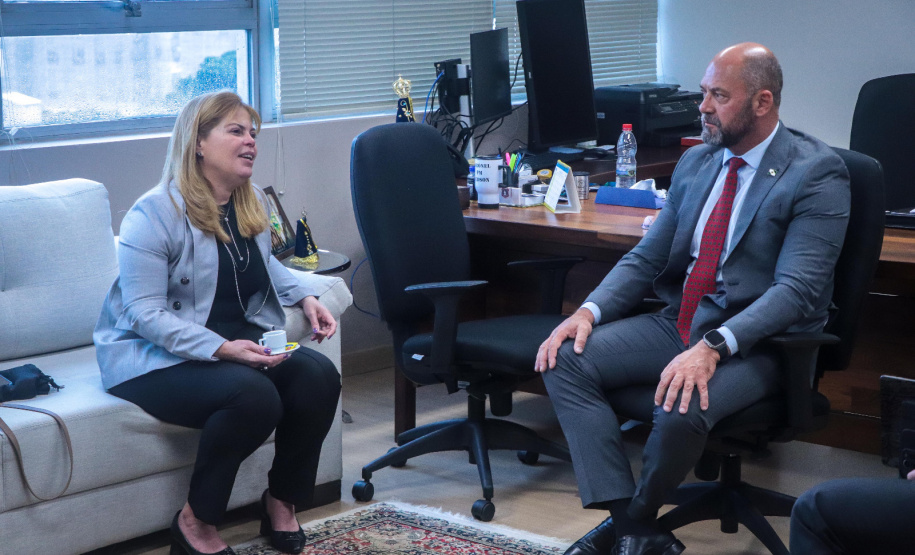 Sesp recebe visita dos representantes do Ministério da Justiça e Segurança Pública