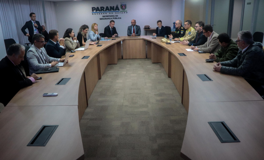 Sesp recebe visita dos representantes do Ministério da Justiça e Segurança Pública