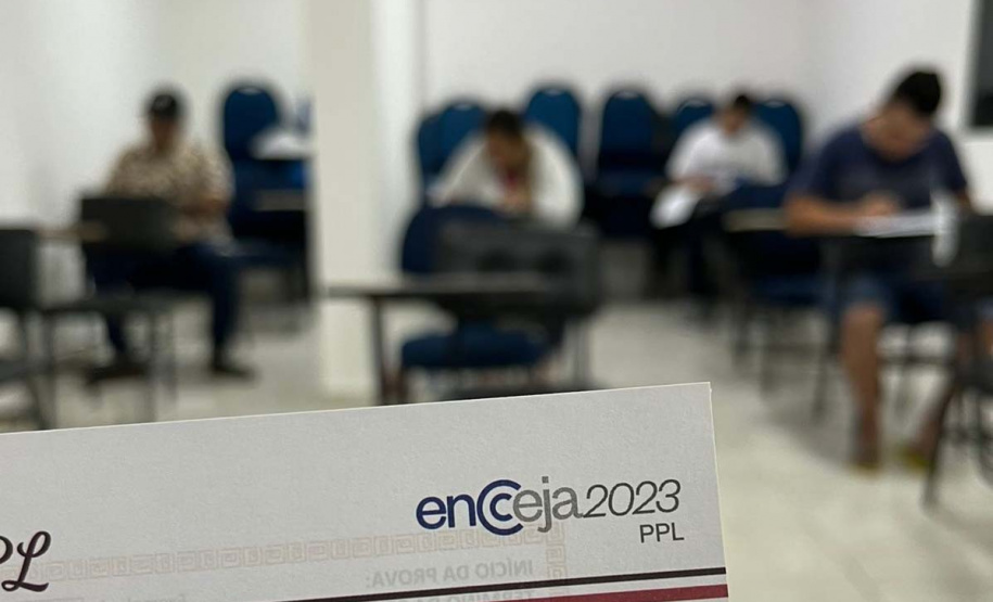 No Paraná, 9.937 pessoas privadas de liberdade realizaram provas do Encceja