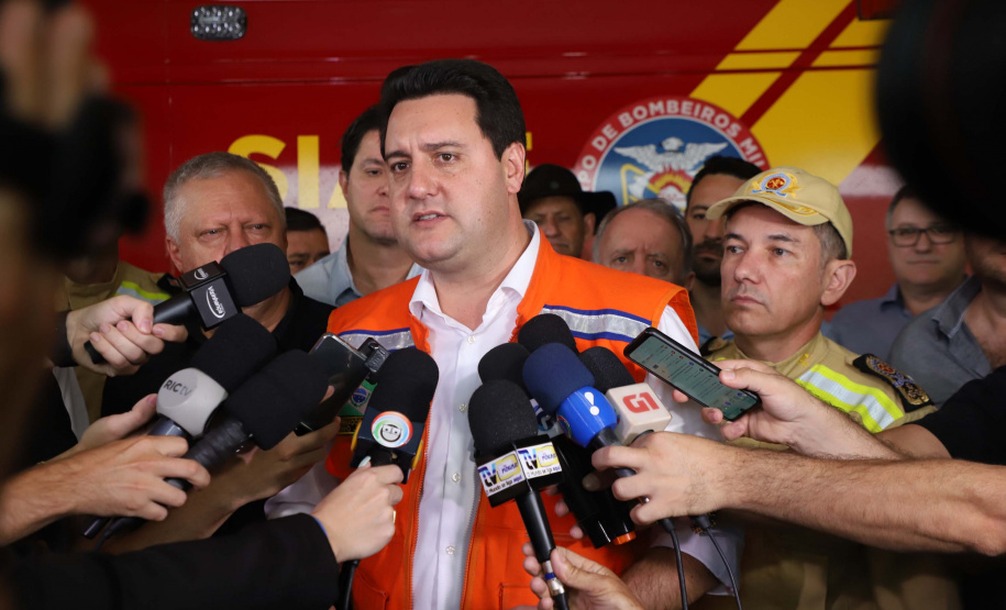 Governador acompanha atendimento à população de Dois Vizinhos e reforça apoio a municípios