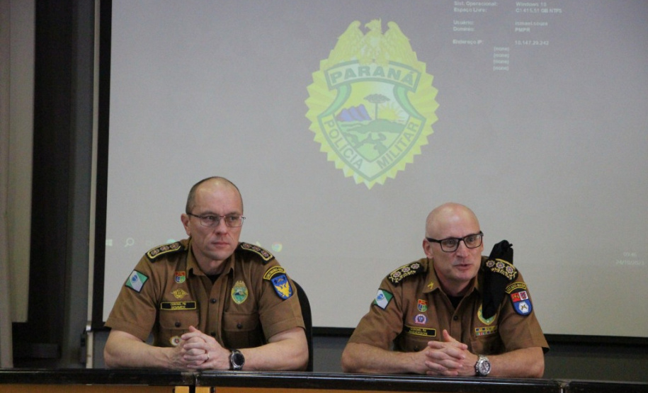 Alunos do Curso de Oficiais da Brigada Militar do RS visitam a Polícia Militar do Paraná