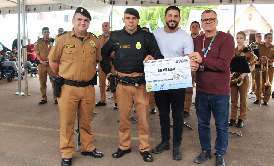 PMPR realiza doação de 10 mil reais ao Pequeno Cotolengo