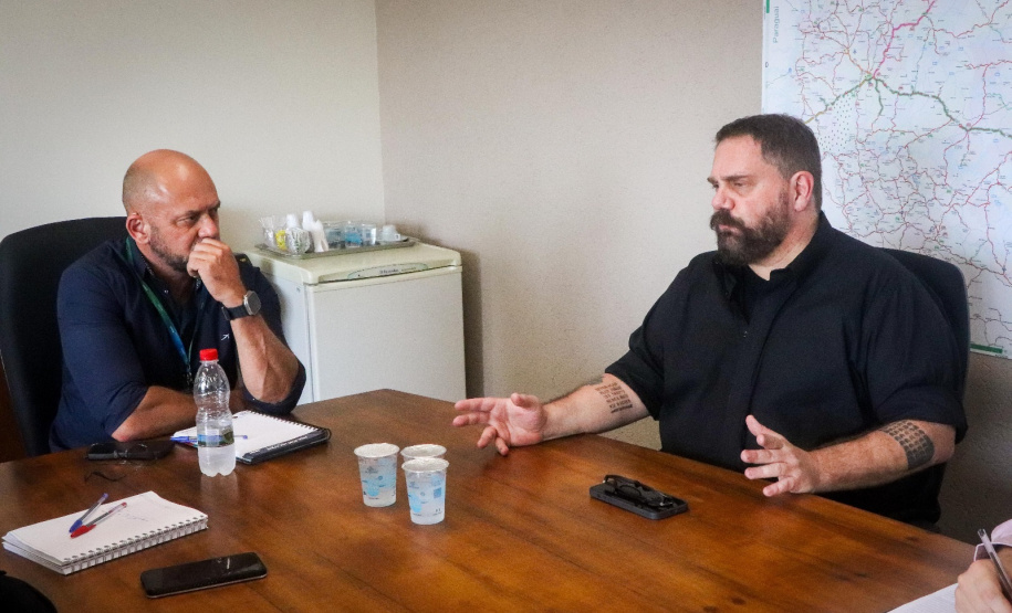 Secretário recebe o Diretor de Segurança da Federação Israelita do Paraná