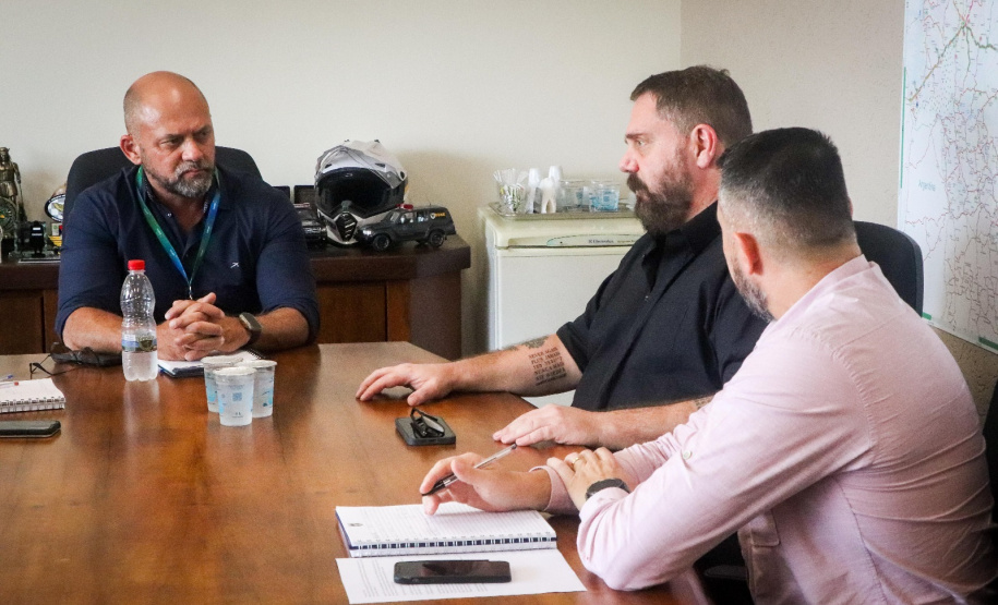 Secretário recebe o Diretor de Segurança da Federação Israelita do Paraná