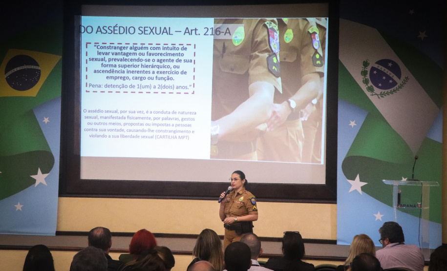 Ciclo de Palestras de prevenção ao assédio sexual e moral promovido pela Sesp encerrou nesta segunda-feira 