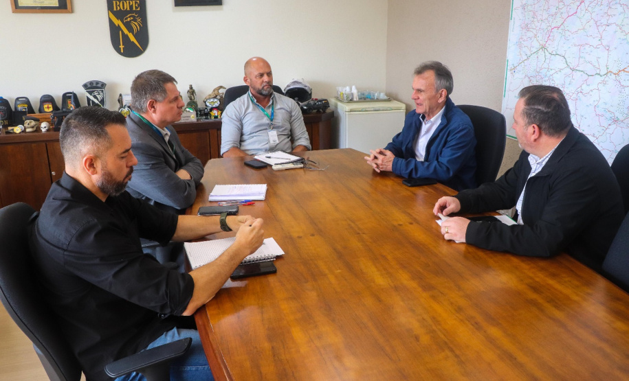 Secretário Hudson recebe o deputado federal Toninho Wandscheer