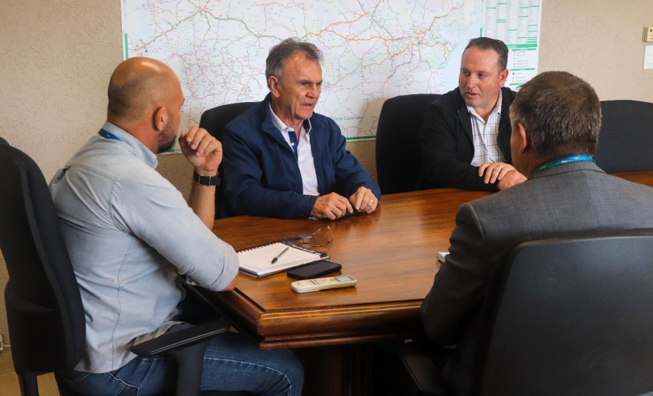 Secretário Hudson recebe o deputado federal Toninho Wandscheer