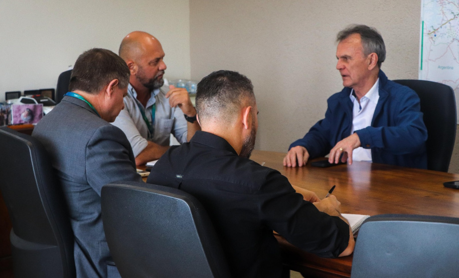 Secretário Hudson recebe o deputado federal Toninho Wandscheer