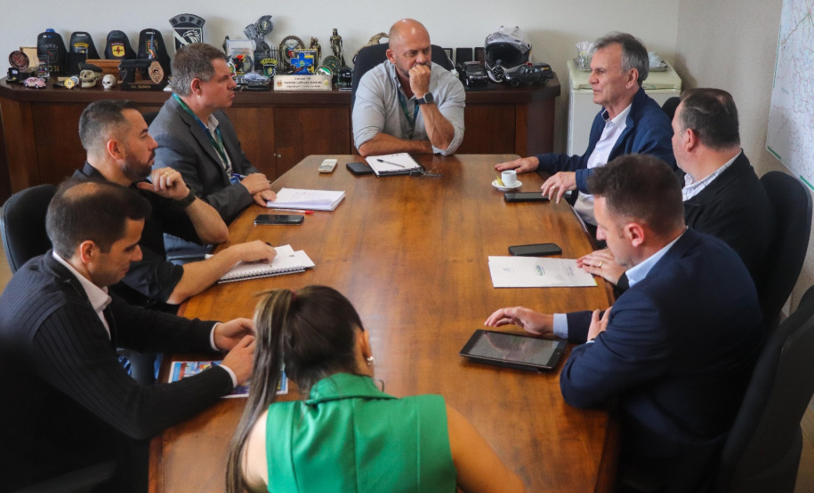 Secretário Hudson recebe o deputado federal Toninho Wandscheer