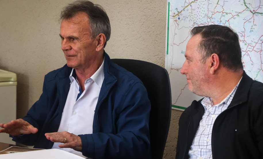 Secretário Hudson recebe o deputado federal Toninho Wandscheer