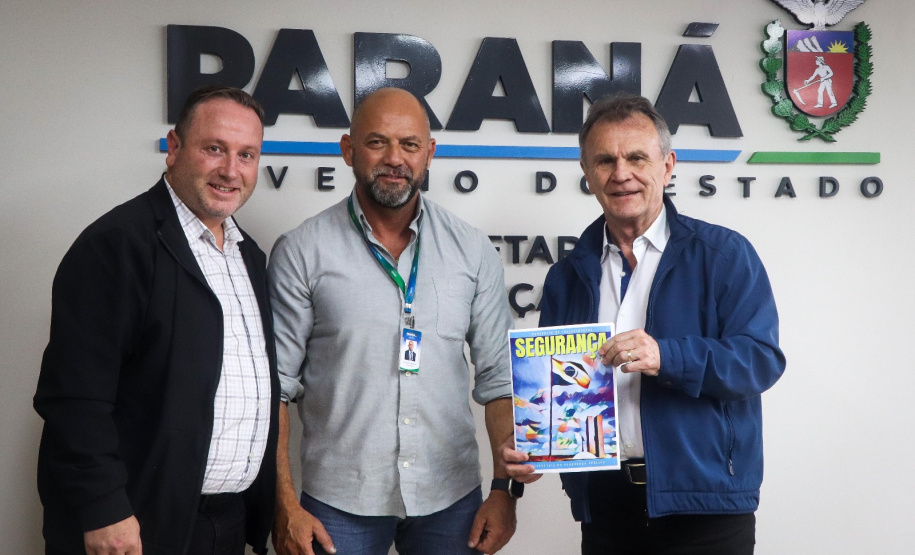 Secretário Hudson recebe o deputado federal Toninho Wandscheer