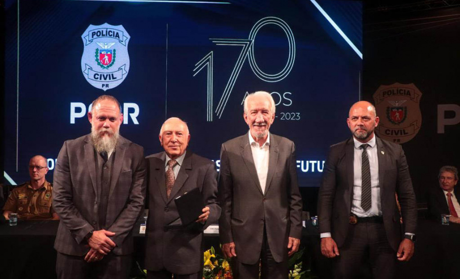 Governo comemora 170 anos da Polícia Civil do Paraná com homenagens e reconhecimento