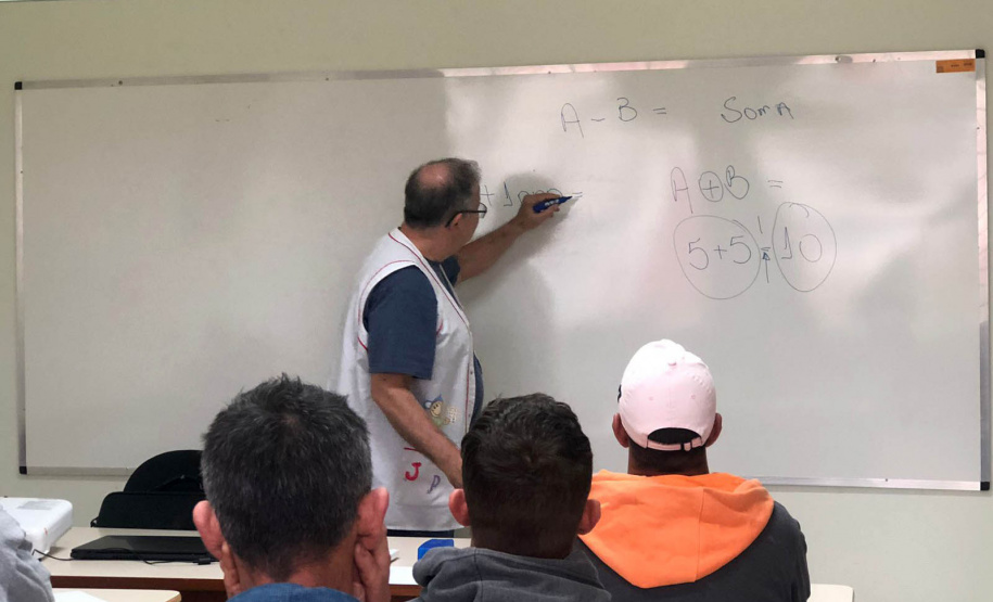 Pessoas privadas de liberdade participam de aulão preparatório para o Encceja