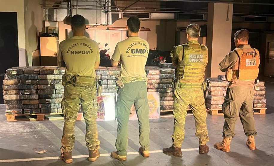 Polícia Militar apreende 3,2 toneladas de maconha em Foz do Iguaçu e Guaíra