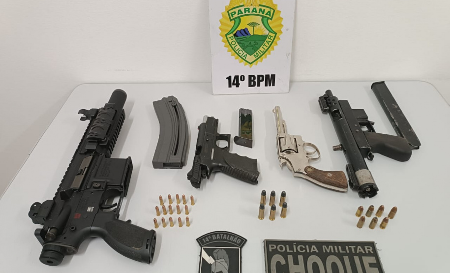 Ação da PM resulta na prisão de quatro homens após tentativa de roubo em Foz do Iguaçu