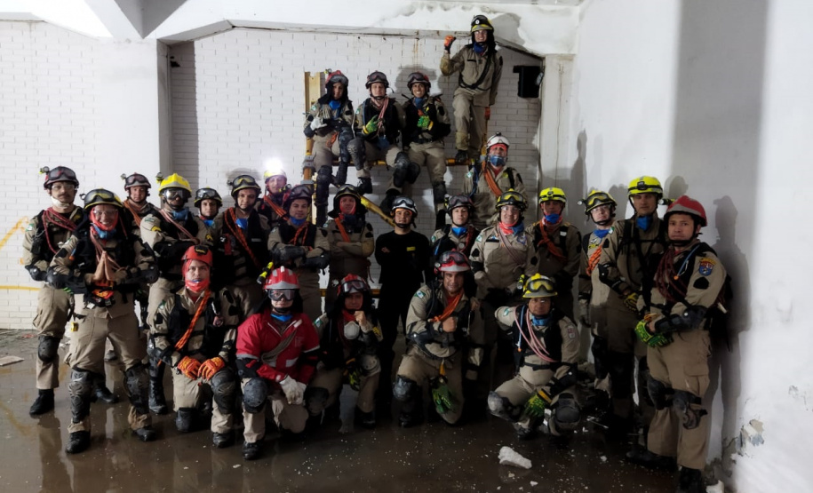 CBMPR inicia treinamento de força-tarefa para resposta em desastres