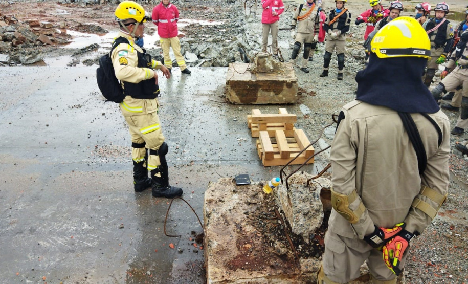 CBMPR inicia treinamento de força-tarefa para resposta em desastres