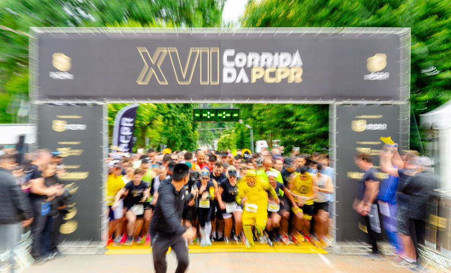 Mais de mil pessoas participaram da 17ª Corrida da PCPR