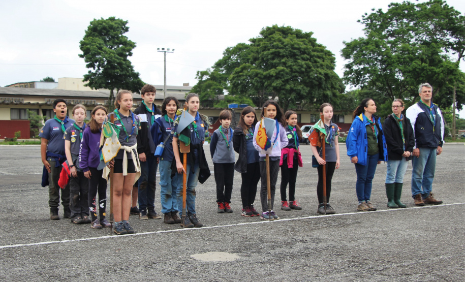 Polícia Militar realiza solenidade alusiva ao Dia da Bandeira Nacional