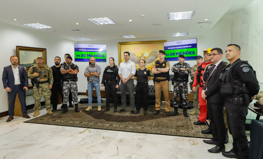 Segurança: unidades especiais terão aporte adicional de R$ 20 milhões para equipamentos