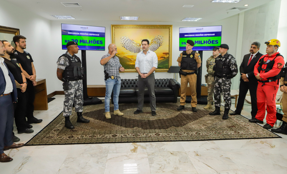 Segurança: unidades especiais terão aporte adicional de R$ 20 milhões para equipamentos