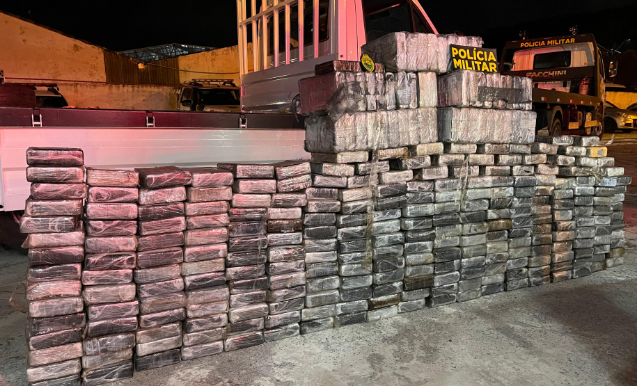 PMPR apreende mais de 350kg de cocaína em Guaratuba