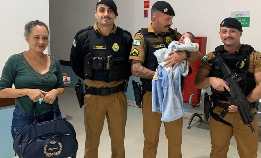 Policiais militares salvam bebê de 2 meses em região metropolitana de Curitiba