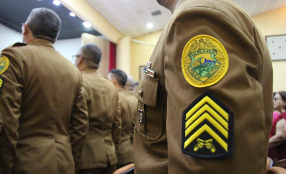 Solenidade marca o encerramento do Curso de Aperfeiçoamento de Sargento da Polícia Militar do Paraná em Maringá