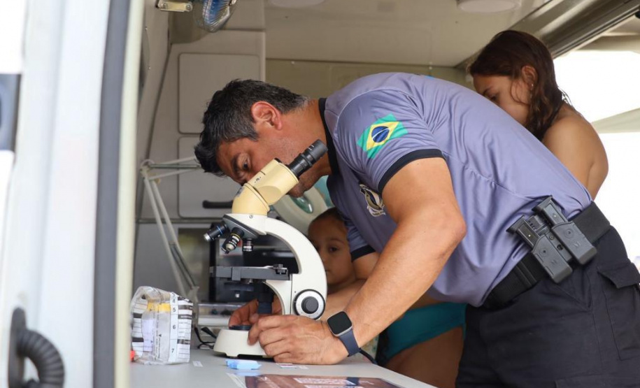 Exposição das forças de segurança mostra equipamentos e serviços à população