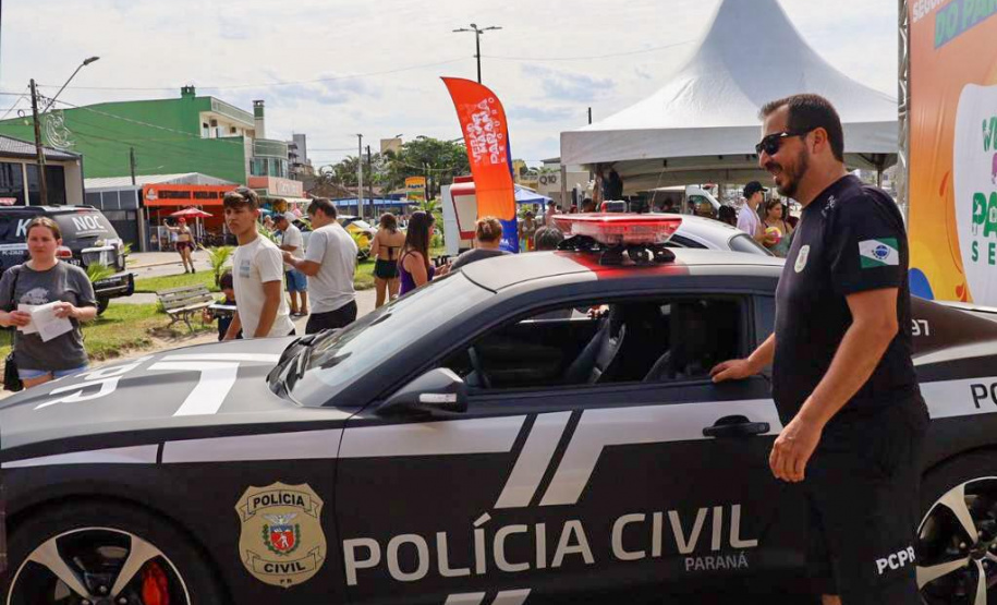 Exposição das forças de segurança mostra equipamentos e serviços à população