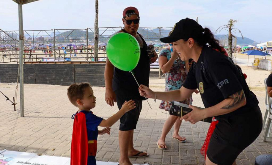 Exposição das forças de segurança mostra equipamentos e serviços à população