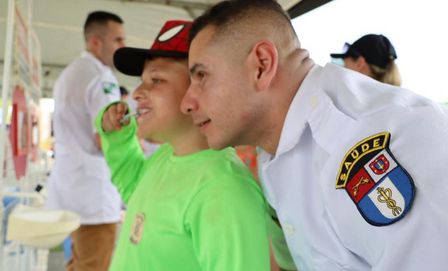 Exposição das forças de segurança mostra equipamentos e serviços à população