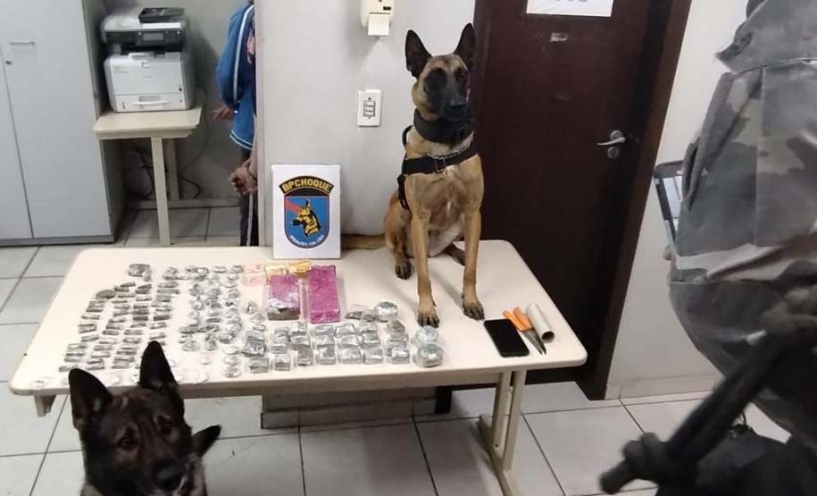 BATALHÃO DE CHOQUE DA PMPR APRESENTA BALANÇO DE PRISÕES E APREENSÕES EM 2023