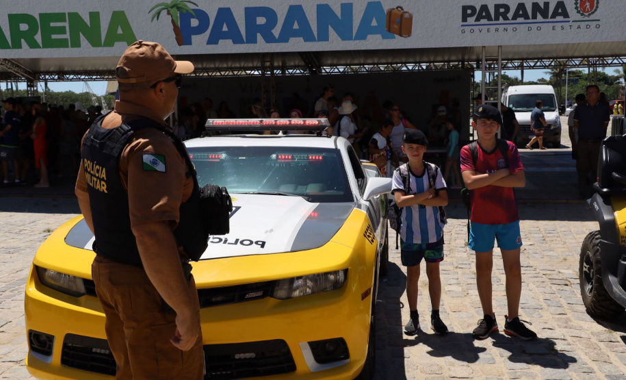 Reforço policial no Porto de Paranaguá garante recepção segura aos turistas