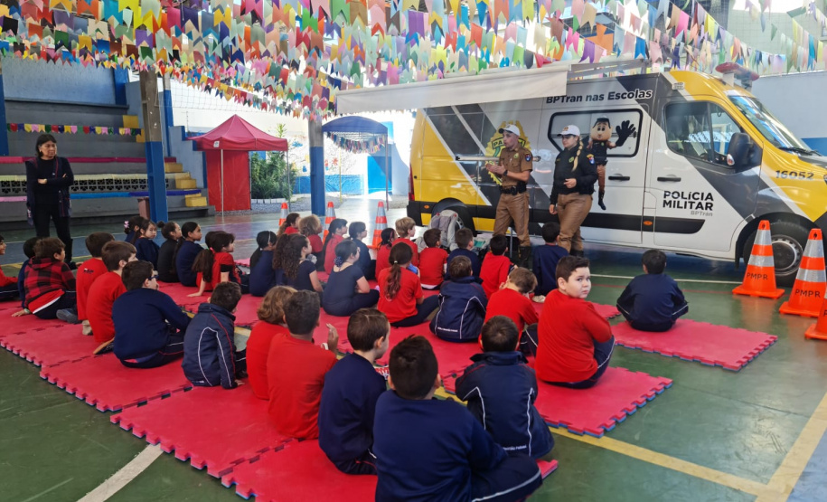 Projeto BPTran nas Escolas ensina crianças a serem cidadãos mais conscientes no trânsito