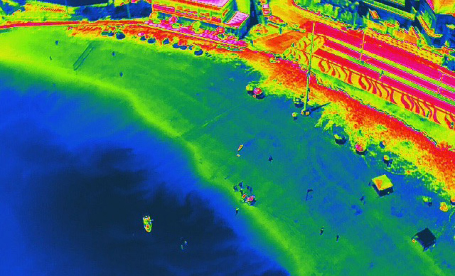 Drone com câmera termal apoia salvamentos dos bombeiros durante o Verão Maior Paraná