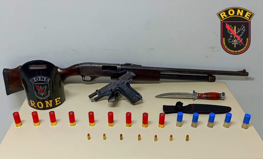 PMPR apreende mais 3 armas de fogo na Operação Ezequiel 37 em Paranaguá