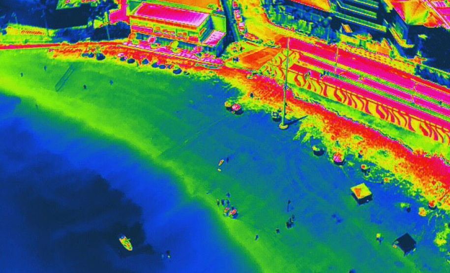 Drone com câmera termal apoia salvamentos dos bombeiros durante o Verão Maior Paraná