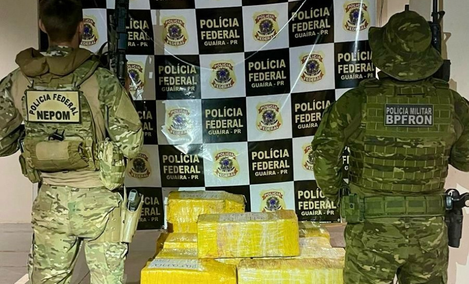 BPFRON apreende 327 kg de drogas