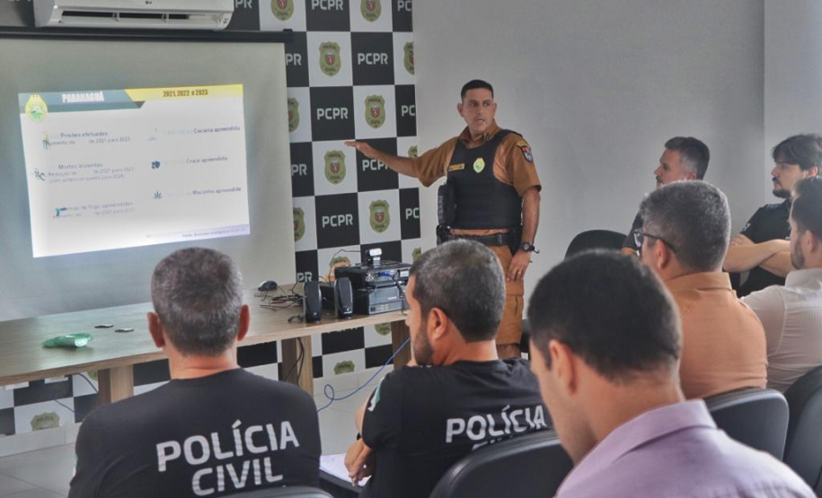 Plano de enfrentamento para o crime é discutido em reunião com a presença do secretário da Segurança Pública em Paranaguá