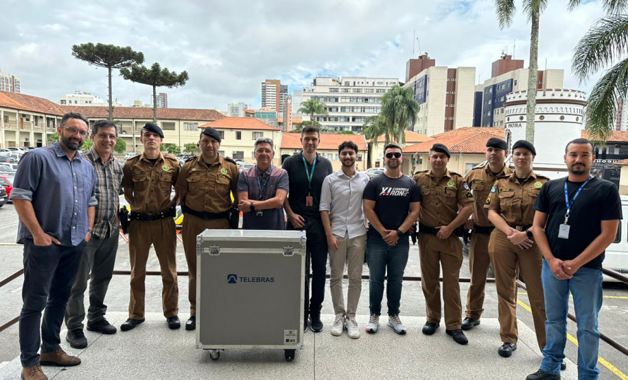 PMPR participa de testes para levar conexão de internet via satélite a áreas rurais do Paraná