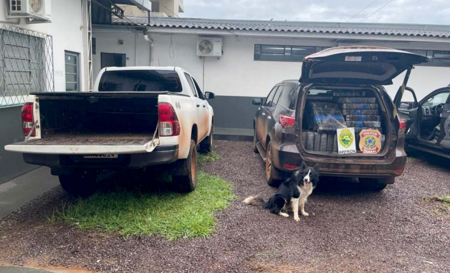 PMPR e Polícia Federal apreendem carga de contrabando avaliada em mais de 1,5 milhão de reais em Guaíra-PR em ação integrada