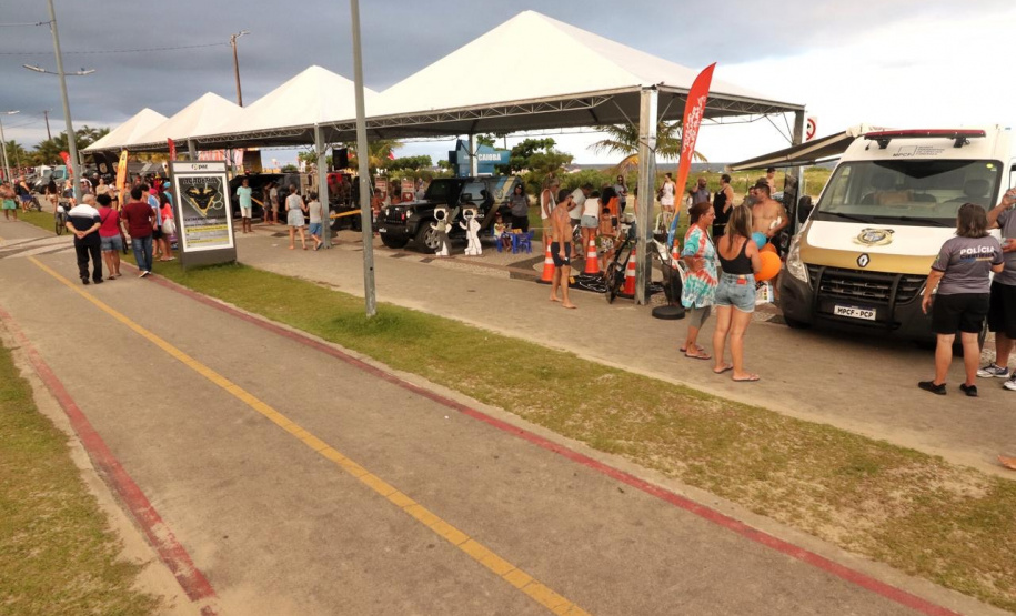 Evento em Caiobá encerra exposição das forças de segurança nesta temporada