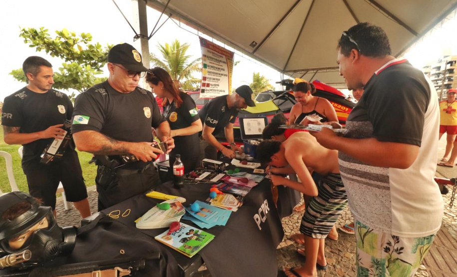 Evento em Caiobá encerra exposição das forças de segurança nesta temporada