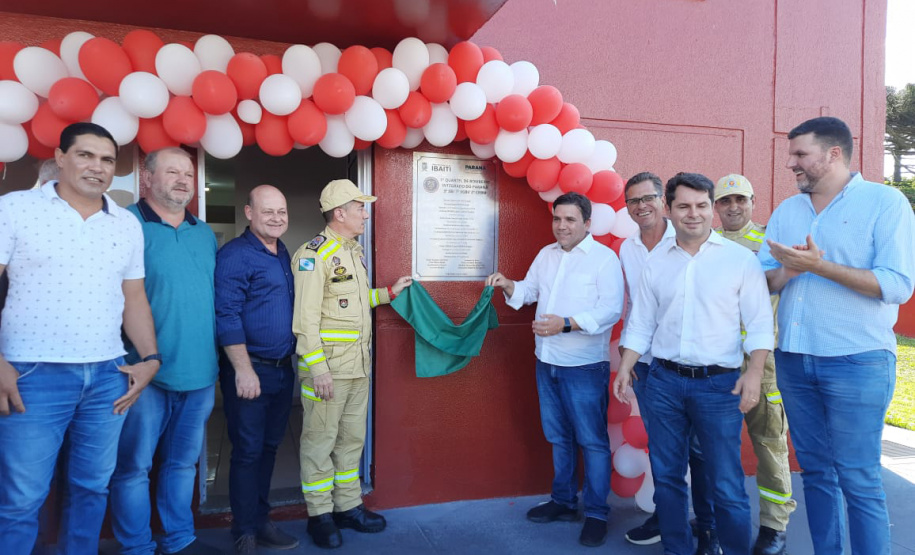 Ibaiti inaugura o primeiro Quartel de Bombeiro Integrado do Paraná