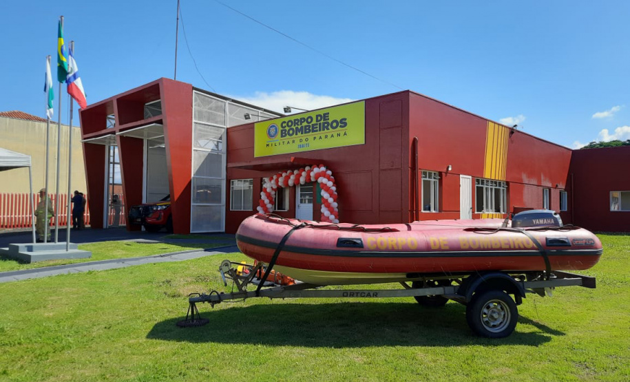 Ibaiti inaugura o primeiro Quartel de Bombeiro Integrado do Paraná