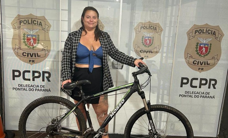 PCPR recupera bicicleta furtada avaliada em R$ 7 mil